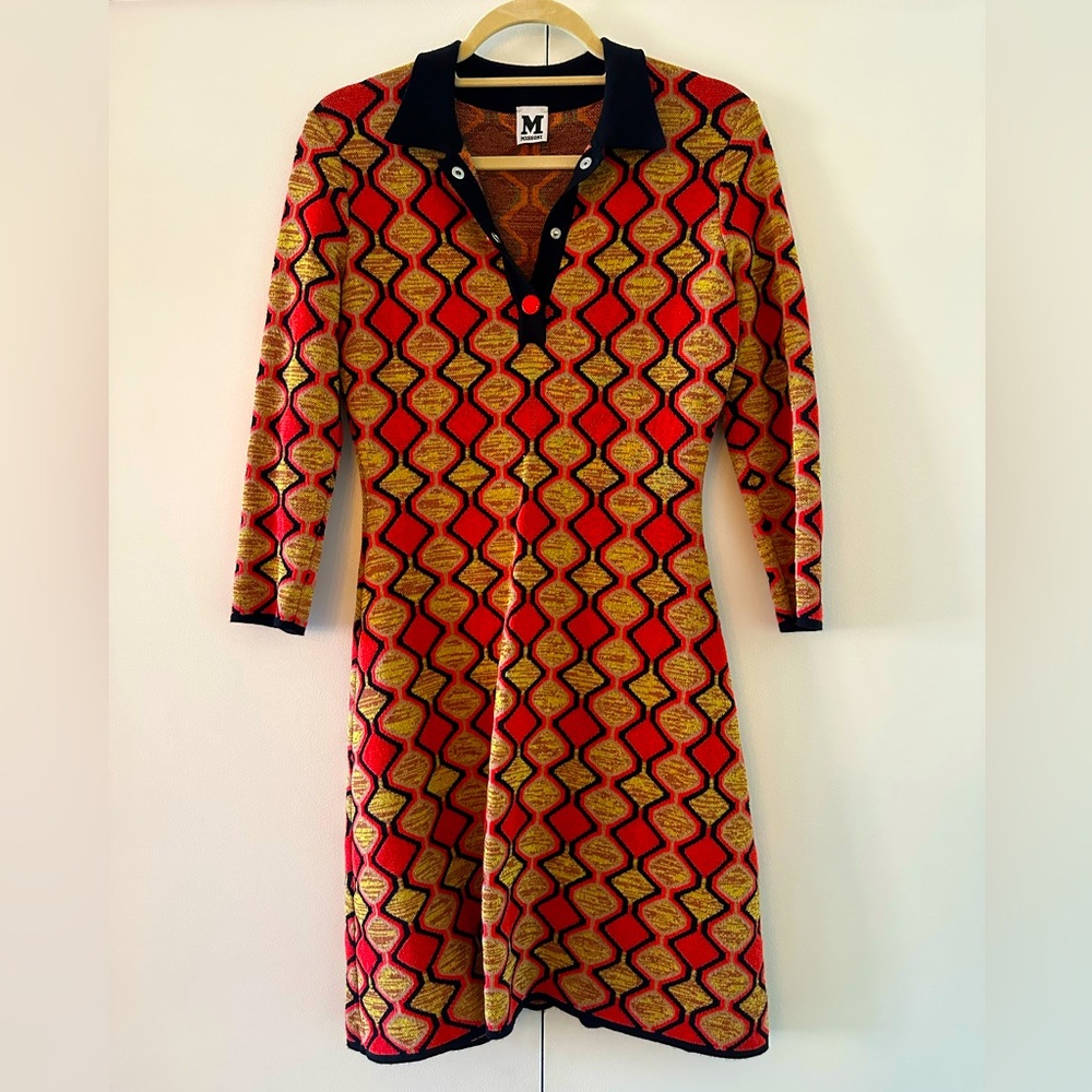M by Missoni knit zig zag mini dress, size US 4 (IT 40), perfect condition